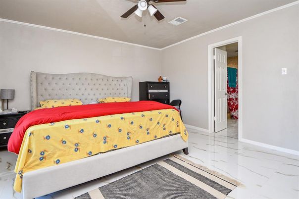 Bedroom, Interior, Marble