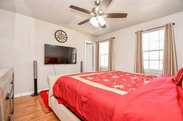 Bedroom, Interior, Wood Texture Flooring