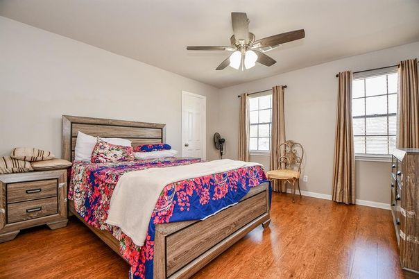 Bedroom, Interior, Wood Texture Flooring