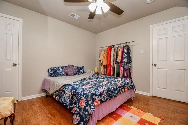 Bedroom, Interior, Wood Texture Flooring