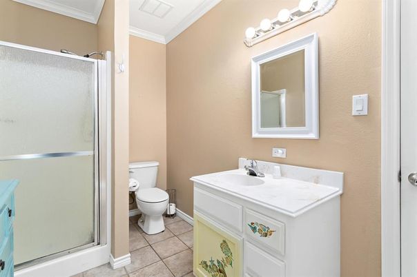 Bathroom, Glass Shower, Interior