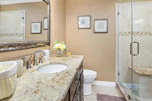 Bathroom, Glass Shower, Interior