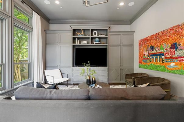 Interior, Living room, Recessed Lighting