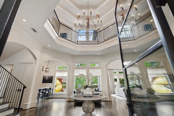 Chandelier, Interior, Pendant Lights, Recessed Lighting, Wood Texture Flooring