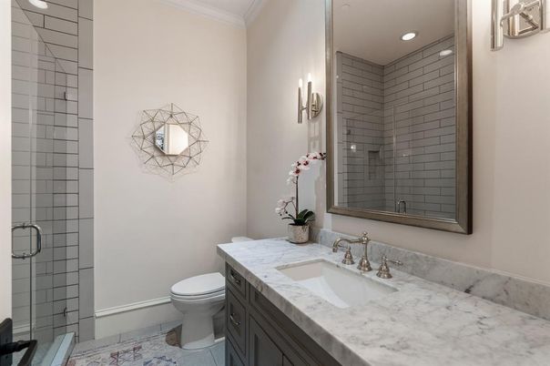Bathroom, Interior, Recessed Lighting