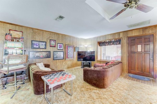 Interior, Living room, Wooden Walls
