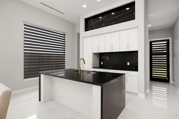 Interior, Kitchen, Marble, Recessed Lighting