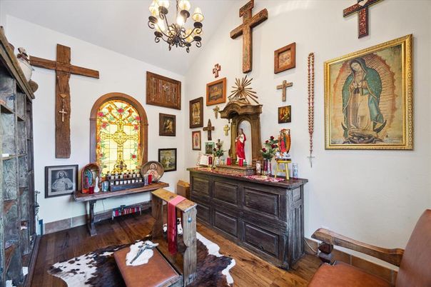 Chandelier, Interior, Wooden Beams, Wood Texture Flooring