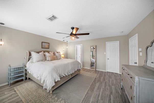 Bedroom, Interior, Wood Texture Flooring