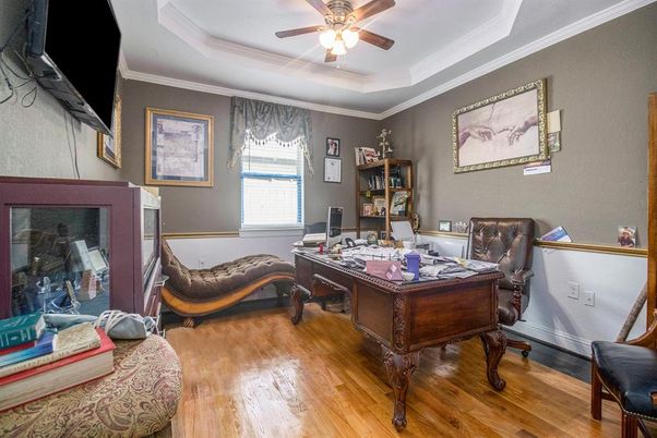 Home Office, Interior, Wood Texture Flooring