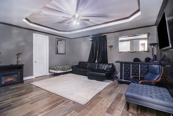 Fireplace, Interior, Wood Texture Flooring