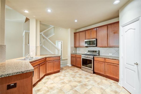 Interior, Kitchen, Recessed Lighting, Stainless Steel Appliances