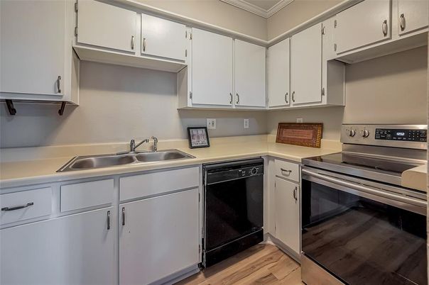Interior, Kitchen, Wood Texture Flooring