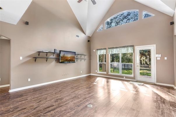 Empty room, Interior, Wood Texture Flooring
