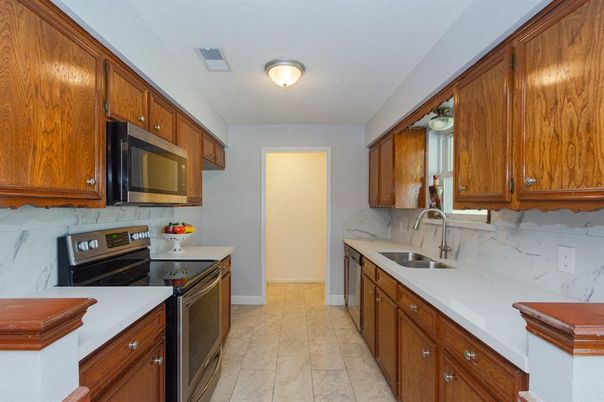 Interior, Kitchen, Marble Walls