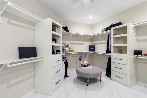 Interior, Marble, Recessed Lighting, Walk-in Closets