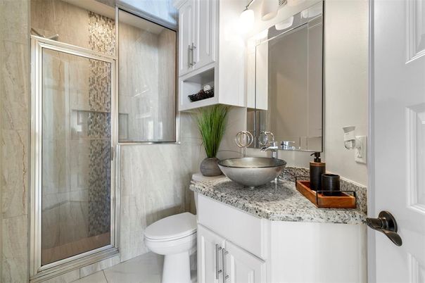 Bathroom, Glass Shower, Interior