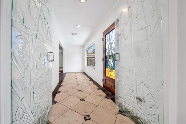 Interior, Marble Walls, Recessed Lighting