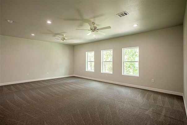 Empty room, Interior, Recessed Lighting