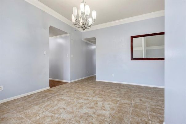 Chandelier, Empty room, Interior