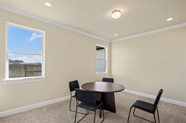 Dining room, Interior, Recessed Lighting