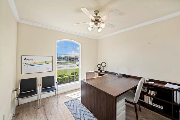 Home Office, Interior, Wood Texture Flooring