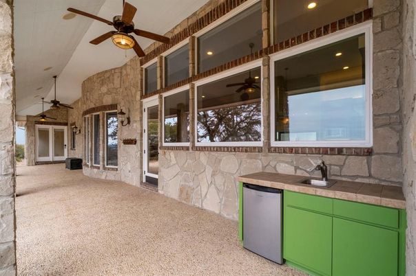 Interior, Recessed Lighting, Stone Walls