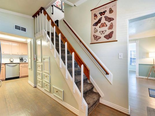 Interior, Kitchen, Wood Texture Flooring