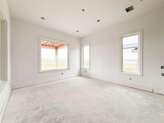 Empty room, Interior, Recessed Lighting