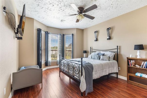 Bedroom, Interior, Wood Texture Flooring