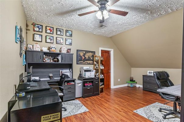 Home Office, Interior, Wood Texture Flooring