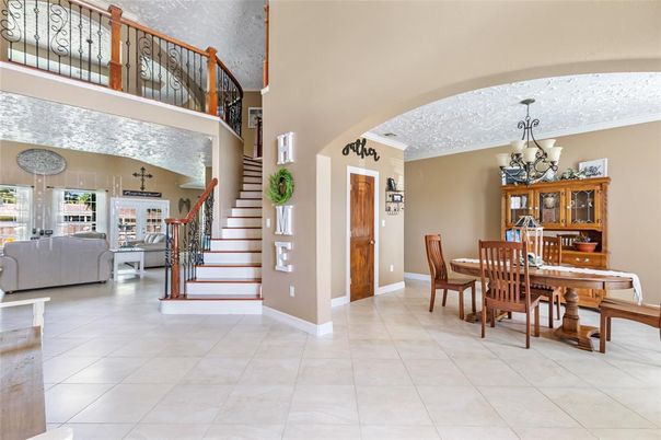 Chandelier, Dining room, Interior