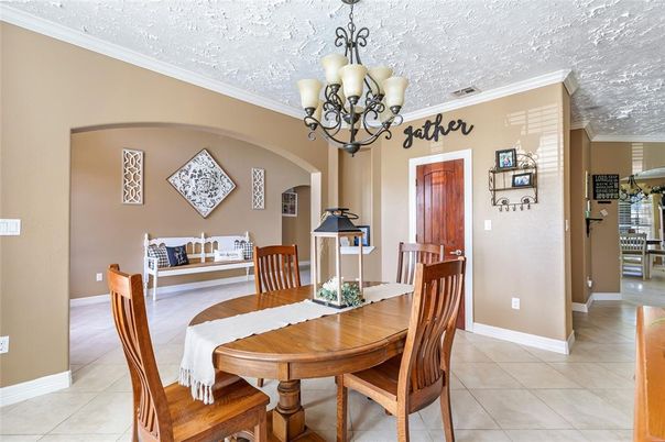 Chandelier, Dining room, Interior
