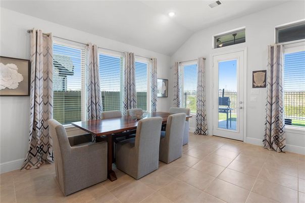 Dining room, Interior, Recessed Lighting