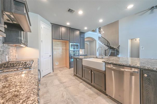 Interior, Kitchen, Recessed Lighting, Stainless Steel Appliances