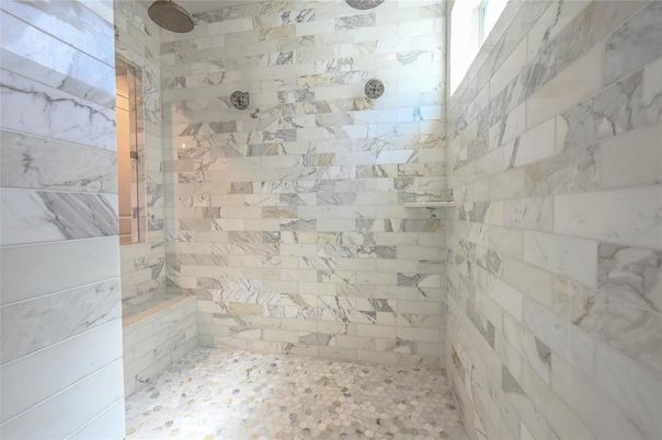 Bathroom, Interior, Marble Walls