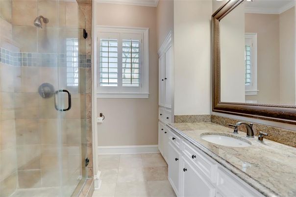 Bathroom, Glass Shower, Interior