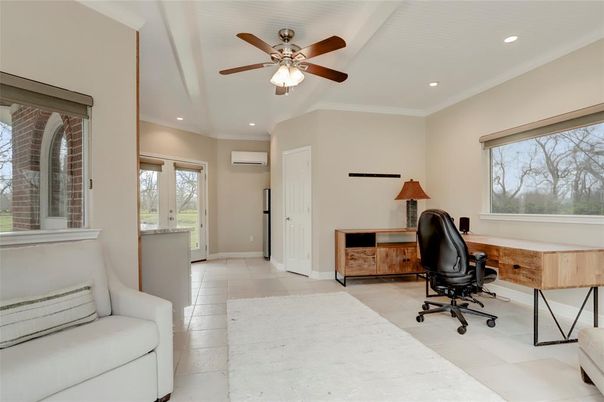Home Office, Interior, Recessed Lighting