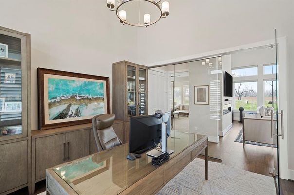 Home Office, Interior, Wood Texture Flooring