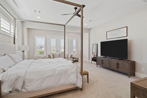Bedroom, Interior, Recessed Lighting