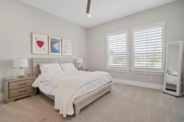 Bedroom, Interior, Recessed Lighting