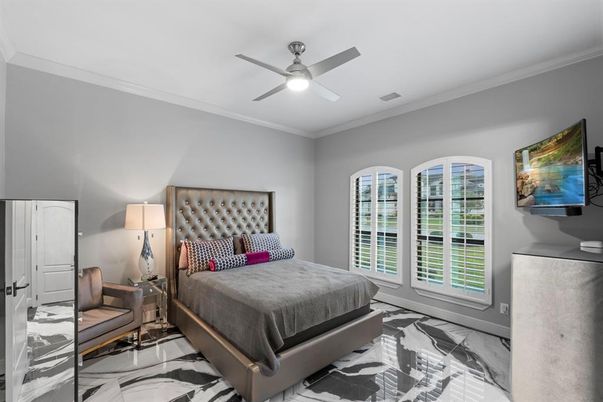 Bedroom, Interior, Marble