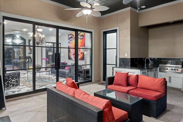 Interior, Kitchen, Living room, Recessed Lighting