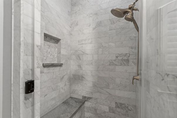 Bathroom, Interior, Marble Walls