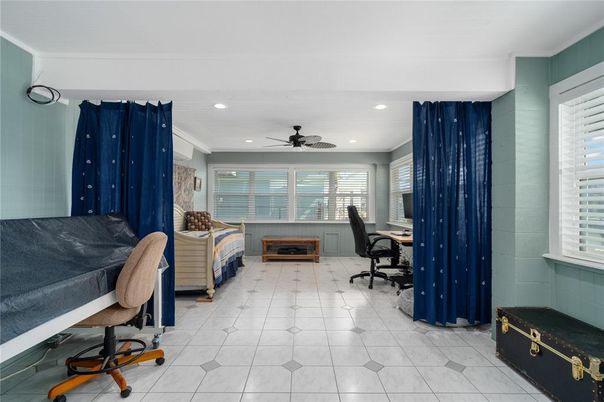 Home Office, Interior, Recessed Lighting