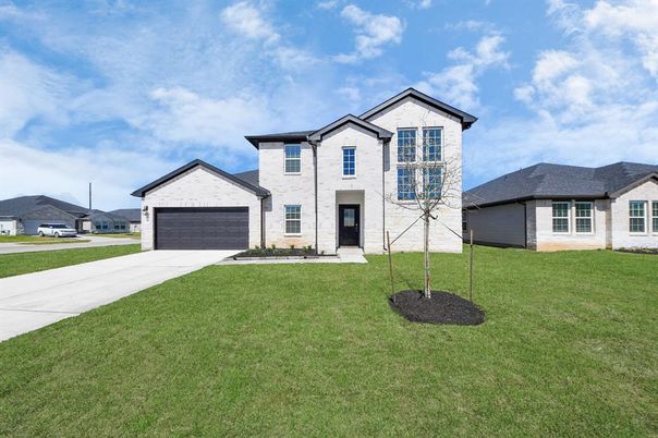 Attached, Backyard, Exterior, Facade, Brick Traditional