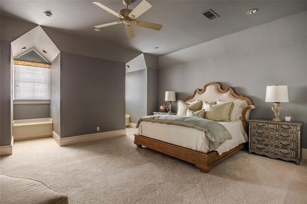 Bedroom, Interior, Recessed Lighting