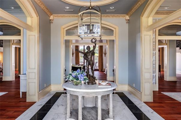 Interior, Marble, Pendant Lights, Recessed Lighting, Wood Texture Flooring