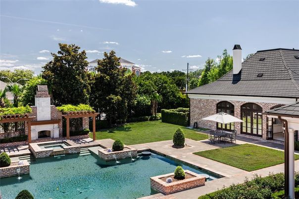 Backyard, Exterior, Fireplace, Pool