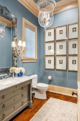 Bathroom, Interior, Wood Texture Flooring